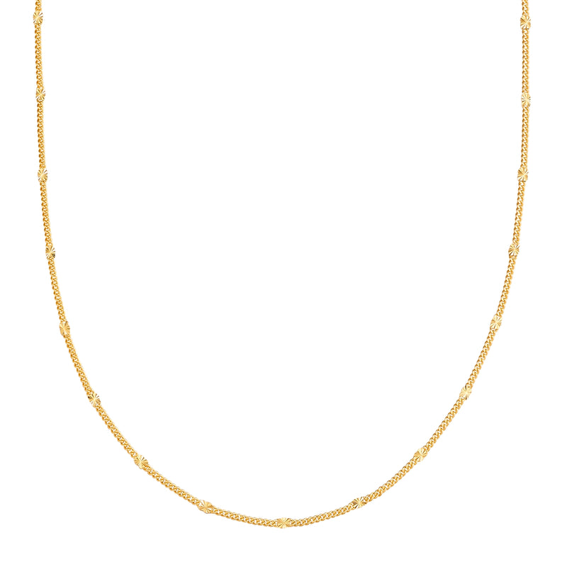 Goldfarbene Gliederkette