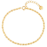 Armband mit Glieder gold