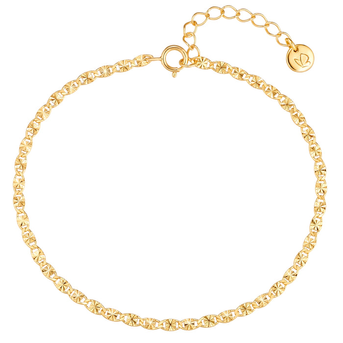 Armband mit Glieder gold