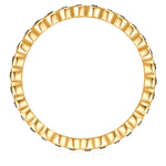 Ring gold Zirkonia schwarz