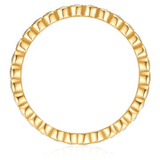 Steckring gold Zirkonia