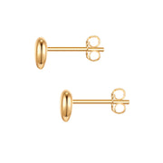 Goldene Herz-Ohrstecker