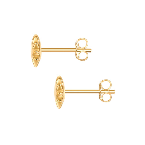 Ohrstecker Sonne gold