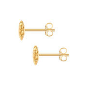 Ohrstecker Sonne gold