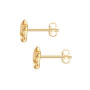 Ohrstecker Mond/Sterne gold