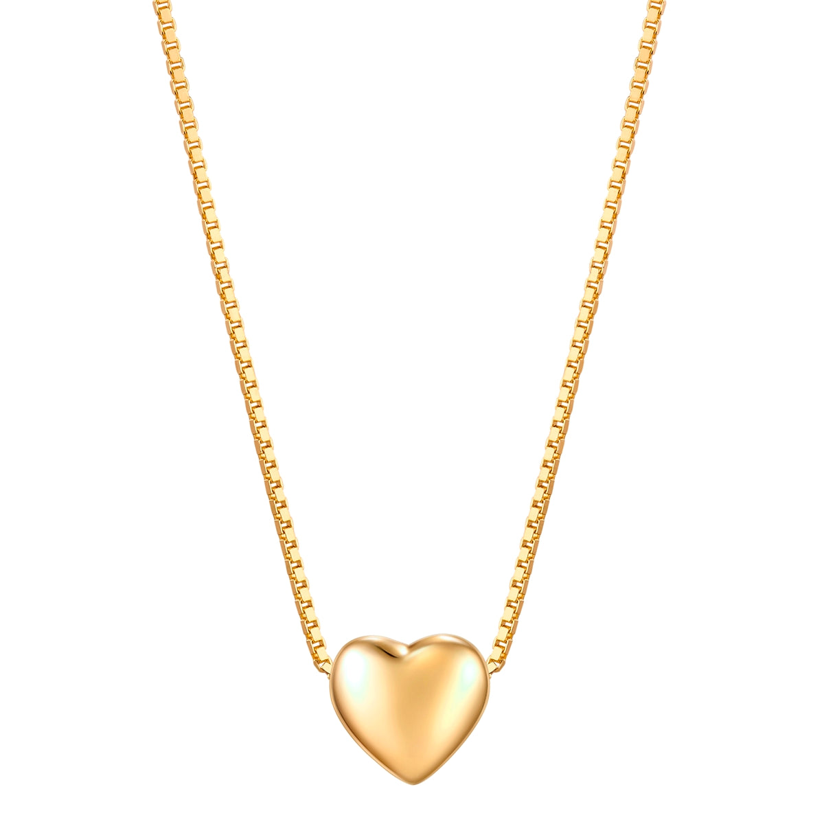 Kette mit goldenem Herz-Anhänger