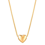 Kette mit goldenem Herz-Anhänger