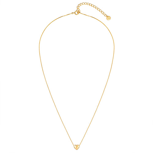 Kette mit goldenem Herz-Anhänger