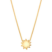 Kette mit Anhänger Sonne gold
