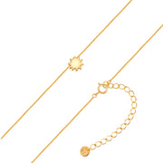 Kette mit Anhänger Sonne gold