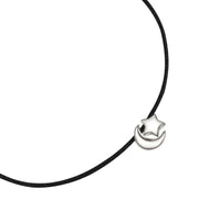 Textil-Armband mit Mond/Sterne