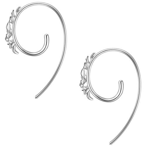 Ohrhänger Blüten silber