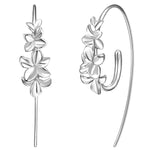 Ohrhänger Blüten silber