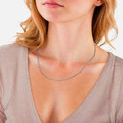 2-reihige Kette silber