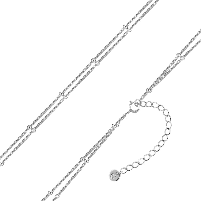2-reihige Kette silber