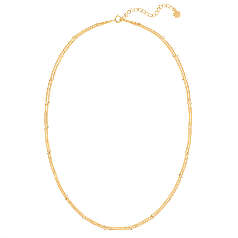 2-reihige Kette gold