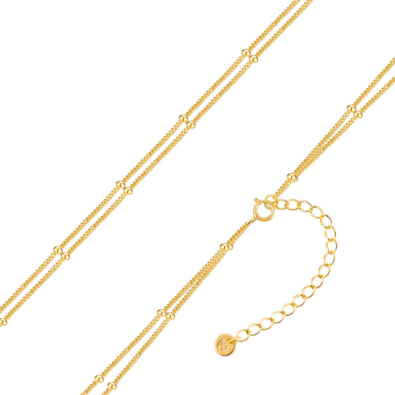 2-reihige Kette gold