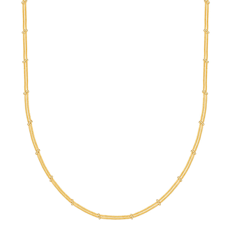 2-reihige Kette gold