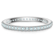 Steckring silber mit Zirkonia