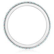 Steckring silber mit Zirkonia