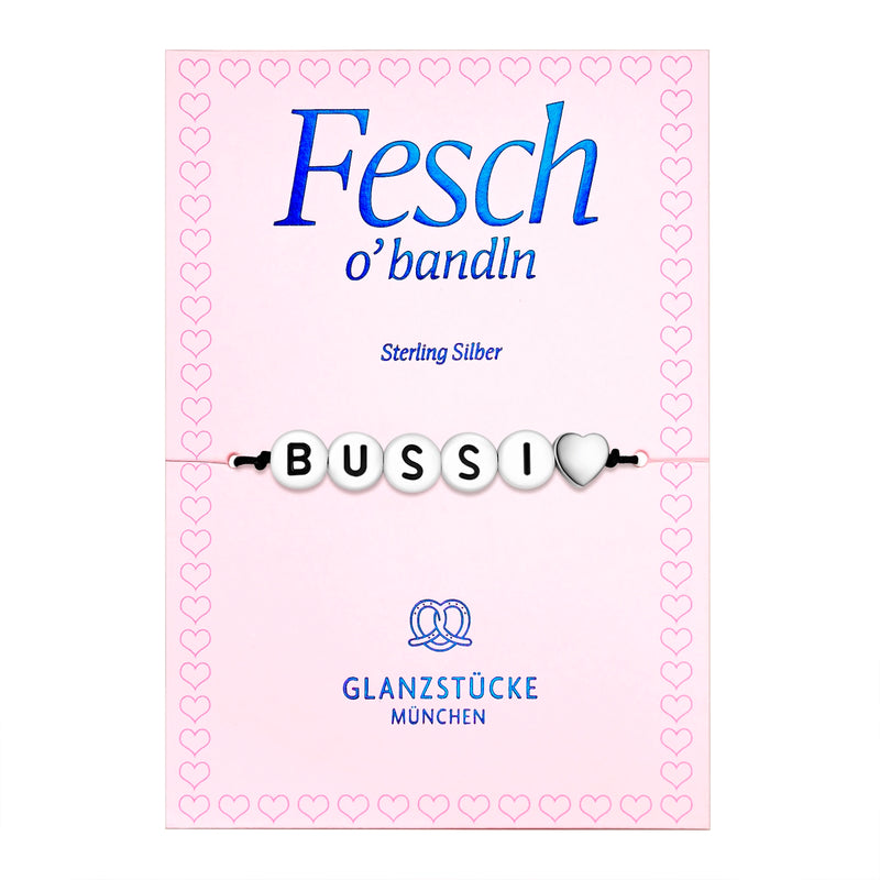 Textil-Armband schwarz BUSSI