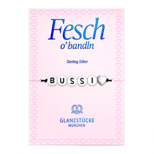 Textil-Armband schwarz BUSSI