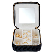 Schmuck Organizer mit Spiegel Medium schwarz