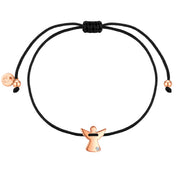 Armband Engel mit Textilband/Lab Grown Diamond