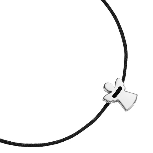 Textil-Armband ENGEL silber