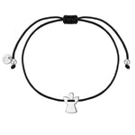 Textil-Armband ENGEL silber