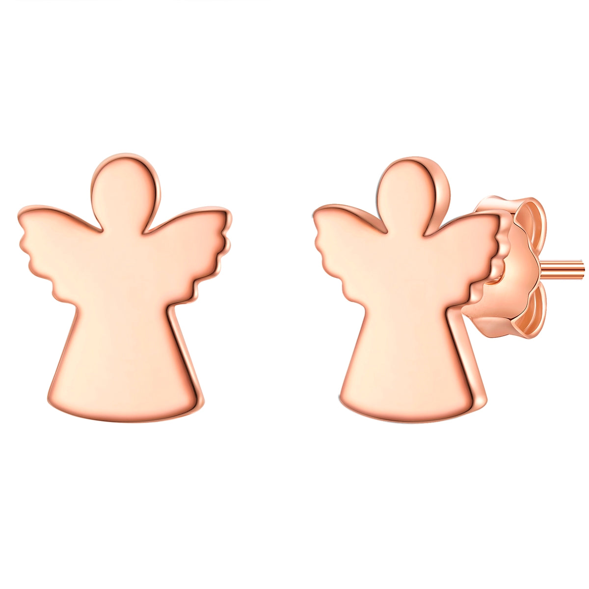Engel Ohrstecker roségold