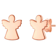 Engel Ohrstecker roségold