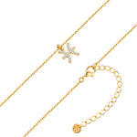 Sternzeichen Kette Fische mit Zirkonia