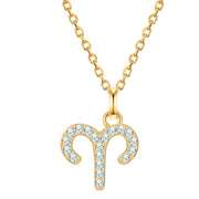 Sternzeichen Kette Widder mit Zirkonia