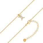 Sternzeichen Kette Zwilling mit Zirkonia