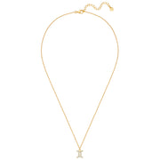 Sternzeichen Kette Zwilling mit Zirkonia
