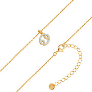 Sternzeichen Kette Krebs mit Zirkonia