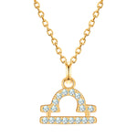 Sternzeichen Kette Waage mit Zirkonia