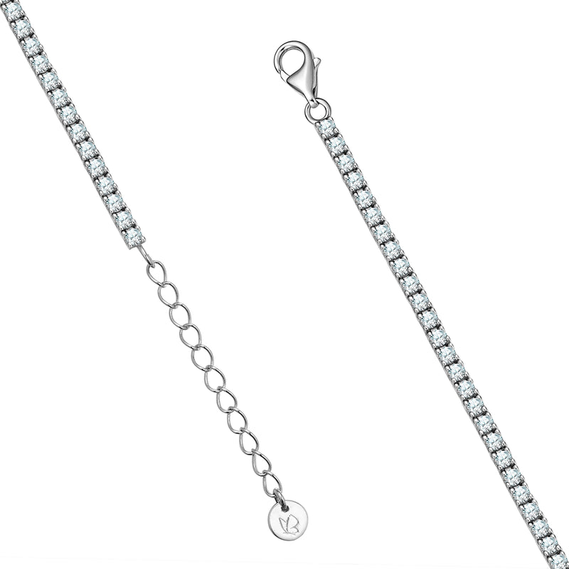 Tennis-Armbänder silber 2.5 mm
