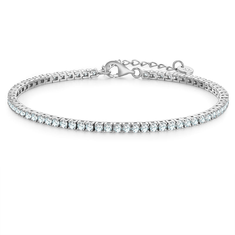 Tennis-Armbänder silber 2.5 mm