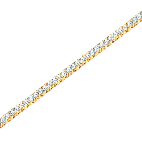 Goldenes Tennis-Armband 2.5 mm