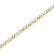 Goldenes Tennis-Armband 2.5 mm