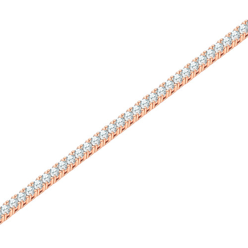 Tennis-Armband roségold 2.5 mm