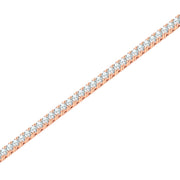Tennis-Armband roségold 2.5 mm