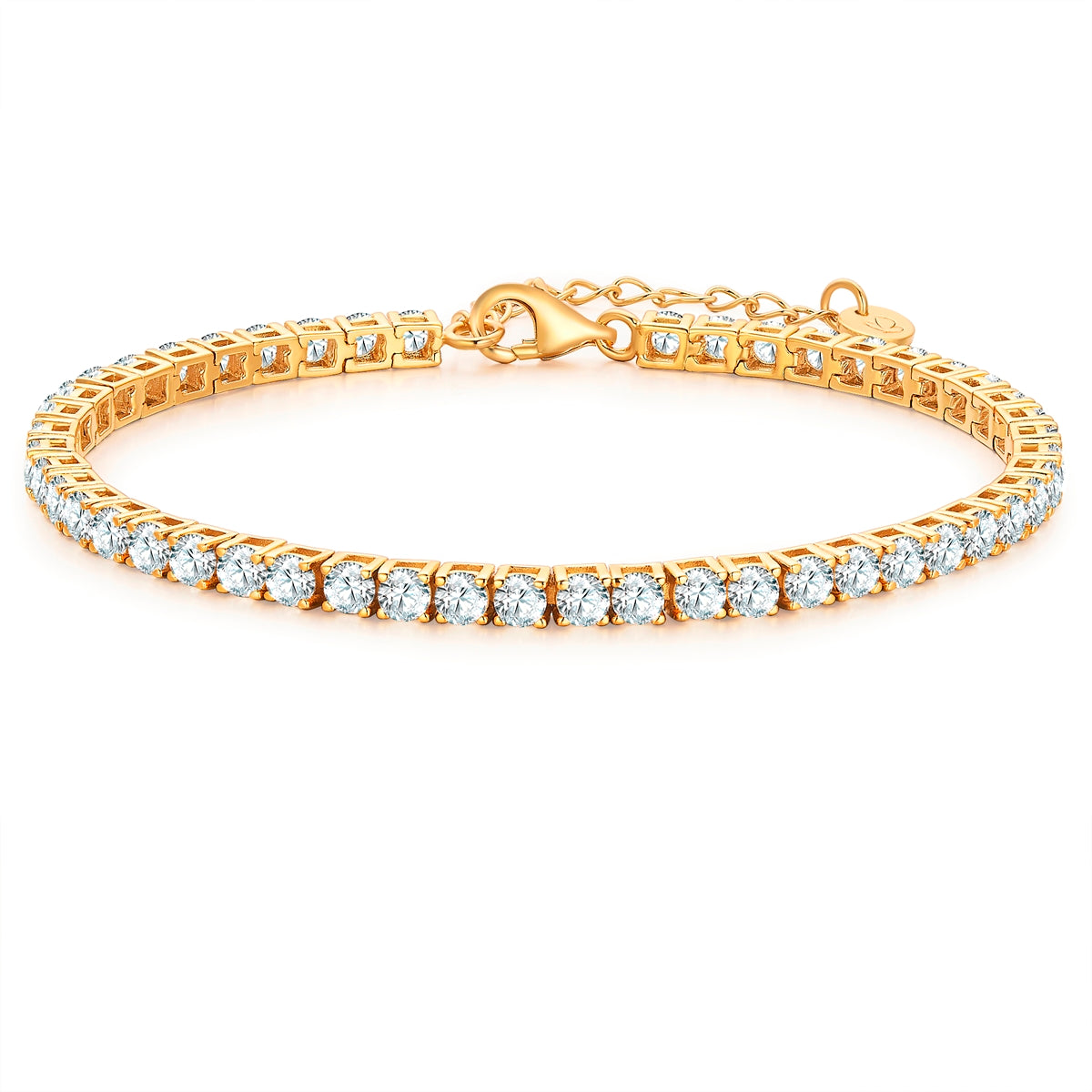 Tennis-Armband gold 3.1 mm