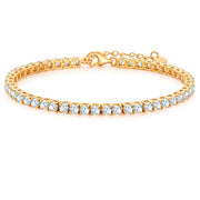 Tennis-Armband gold 3.1 mm