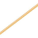 Goldenes Tennis-Armband Zirkonia apricot 2.5 mm