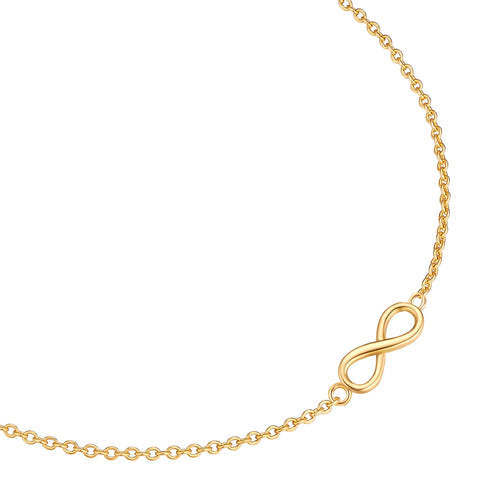 Infinity Armband gold