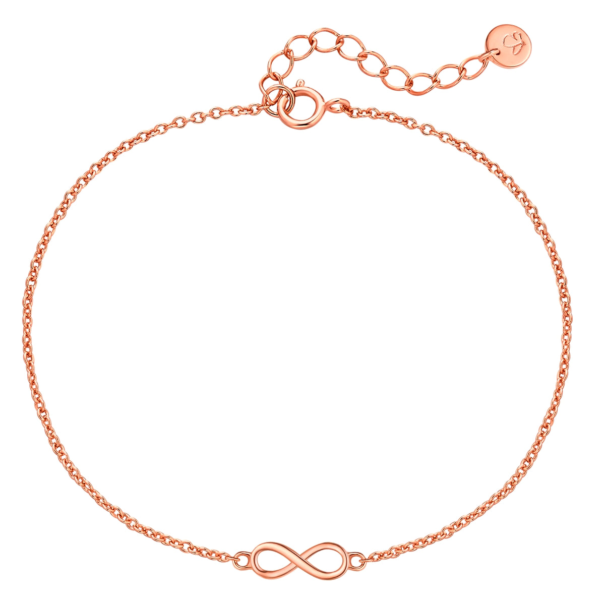 Infinity Armband roségold