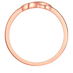 Infinity Ring roségold